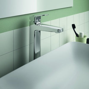 Ideal Standard Ceraplan Waschtischarmatur H250, Ausladung 138 mm, Chrom, ohne Ablaufgarnitur