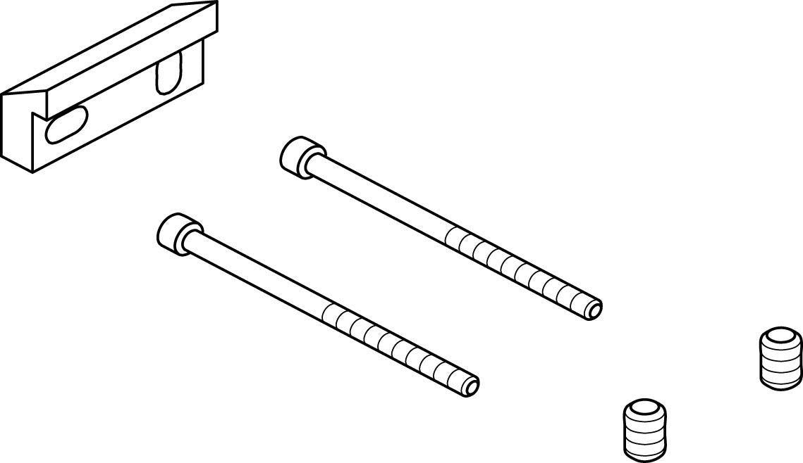 IDEAL STANDARD Befestigungs-Set Moments A962951NU – Zubehör für Armaturen ab 6/2010
