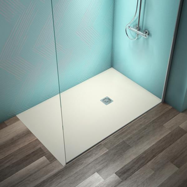 Ideal Standard Rechteck-Brausewanne Ultra Flat S+ 1600x1000 mm Mineralguss Weiß Matt