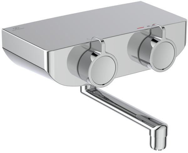 IDEAL STANDARD Ceraplus Safe OX Küchenthermostat Chrom – Wandmontage, verchromt