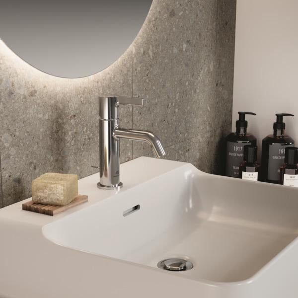 Ideal Standard Conca Aufsatzwaschtisch 500x450x165 mm Weiß 1 Hahnloch mit Überlauf