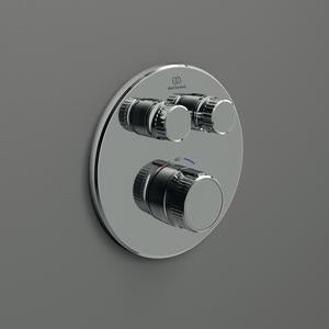 Ideal Standard Ceratherm Navigo 2 Brausethermostat Unterputz, 2 Verbraucher, rund, Chrom
