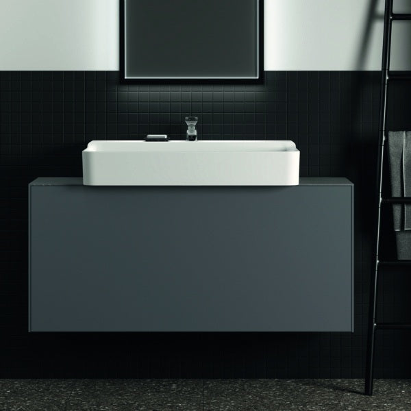 Ideal Standard Conca Waschtischplatte 1202 mm Keramik Feinsteinzeug Marmor Calacatta