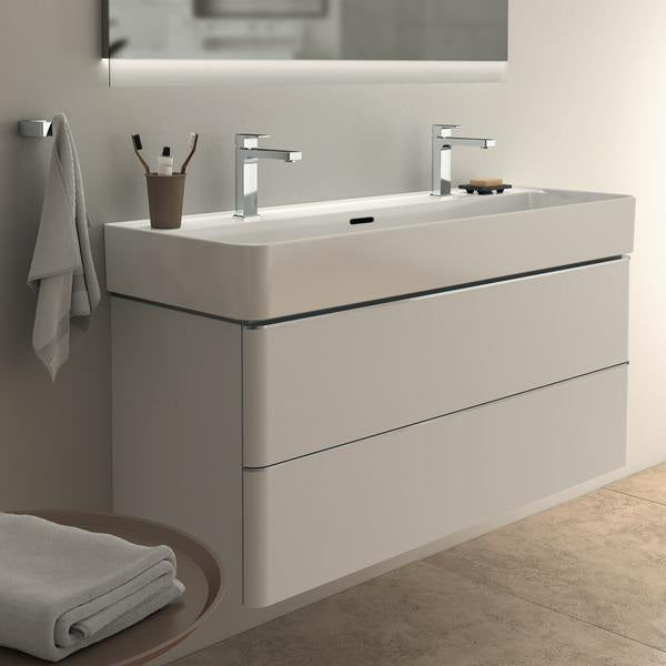 Ideal Standard Strada II Doppelwaschtisch 1200 mm Weiß, 2 Hahnlöcher, mit Überlauf