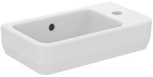 Ideal Standard i.life S Handwaschbecken 450x250x140mm Weiß, 1 Hahnloch rechts, mit Überlauf