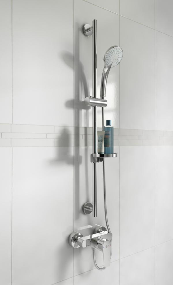 Ideal Standard Idealrain Brausekombination 600 mm mit 3-Funktionshandbrause, Chrom