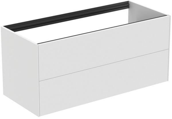 IDEAL STANDARD Conca WT-Unterschrank 1200 mm, 2 Auszüge, Push-Open, Weiß