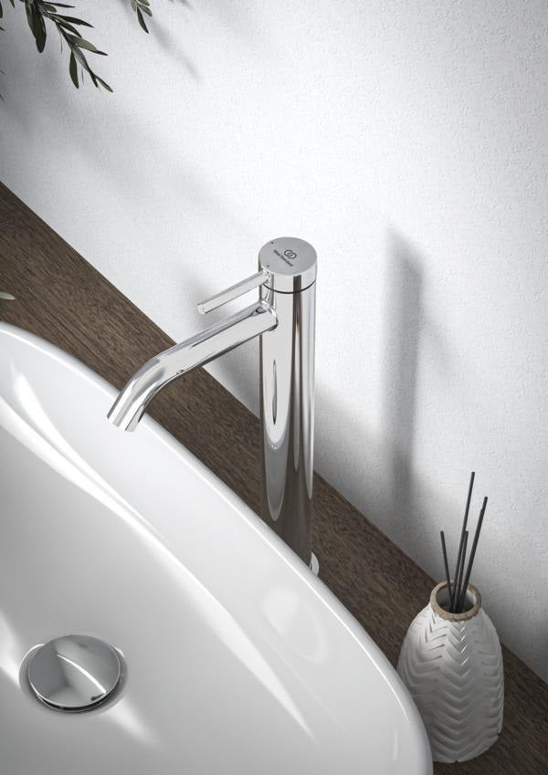 IDEAL STANDARD Ceraline Nuovo Waschtischarmatur 135 mm Ausladung, BlueStart, Chrom