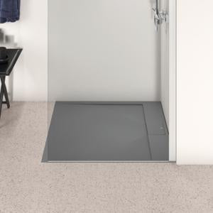 Ideal Standard Ultra Flat S i.life Quadrat-Brausewanne 900x900x30 mm Carraraweiß