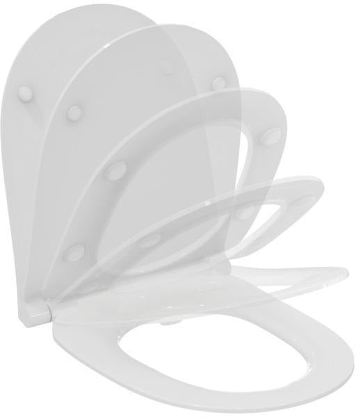 Ideal Standard i.life O WC-Sitz Sandwich Duroplast Weiß 350x435x45 mm