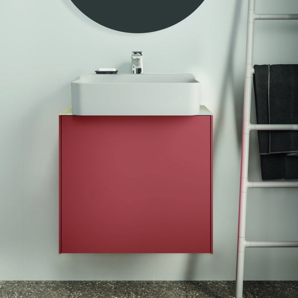 Ideal Standard Conca WT-Unterschrank 600 mm, 1 Auszug, Push-Open, ohne Platte, Weiß