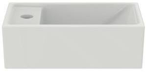 Ideal Standard i.life S Handwaschbecken 370x210x120mm, 1 Hahnloch links, ohne Überlauf, Weiß