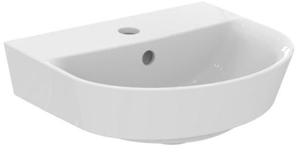 Ideal Standard Handwaschbecken Connect Air 400x350x150 mm, 1 Hahnloch, mit Überlauf, Weiß