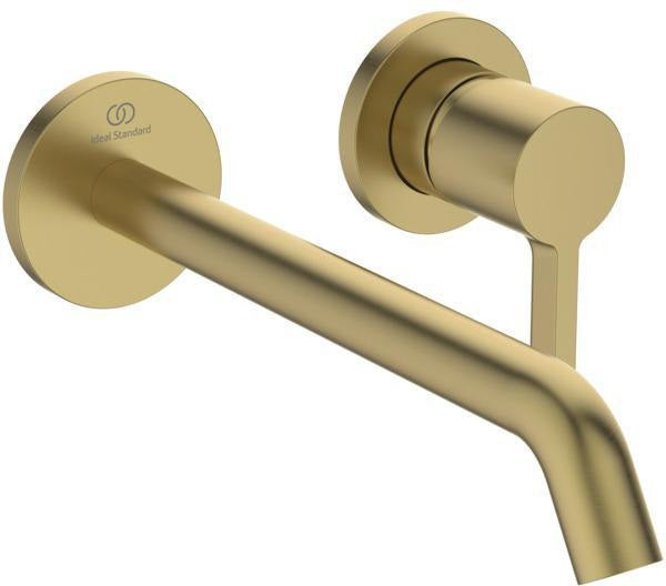 Ideal Standard Joy Wand-Waschtischarmatur BS2 Brushed Gold 220 mm Auslauf