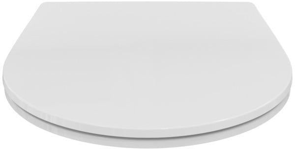 Ideal Standard WC-Sitz Tirso Sandwich Softclose Weiß, abnehmbar, Montage von oben
