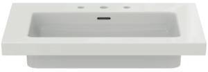 Ideal Standard Möbelwaschtisch Extra 810x510mm Weiß mit 3 Hahnlöchern und Überlauf