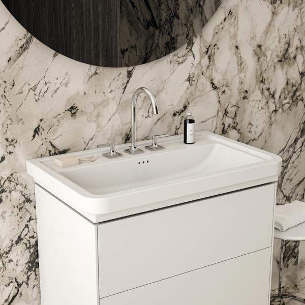 Ideal Standard Joy Neo Waschtischarmatur 3-Loch mit Ablaufgarnitur Chrom 168 mm