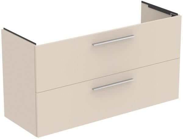 IDEAL STANDARD i.life A Waschtischunterschrank 1200 mm sandbeige matt, 2 Auszüge
