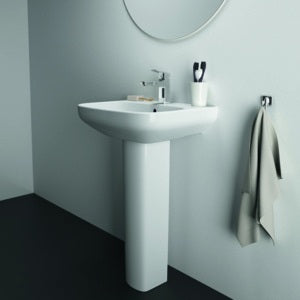 Ideal Standard i.life A Waschtisch 600x480x150mm Weiß – 1 Hahnloch, mit Überlauf, wandhängend