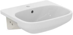 Ideal Standard i.life A Halbeinbauwaschtisch 500x440mm Weiß, 1 Hahnloch, mit Überlauf