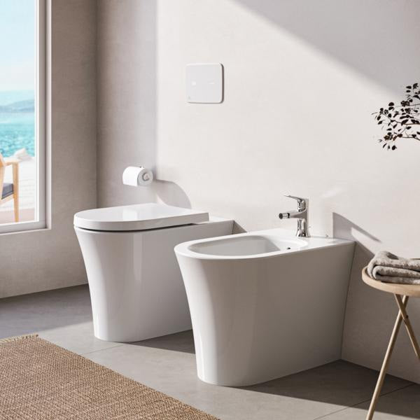 Ideal Standard Standbidet La Dolce Vita Weiß – Wandhängendes Keramik-Bidet mit Überlauf
