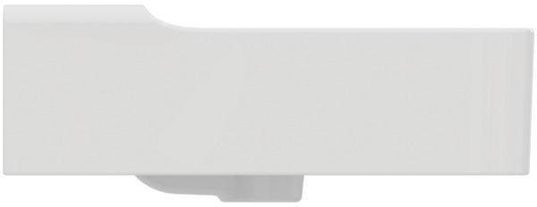 Ideal Standard Conca Aufsatzwaschtisch 600x450mm mit 3 Hahnlöchern und Überlauf in Weiß