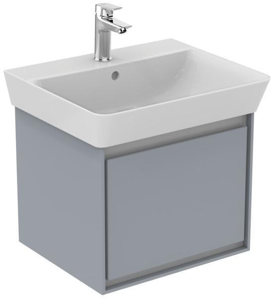 IDEAL STANDARD Connect Air Waschtischunterschrank 480 mm, 1 Auszug, Weiß glänzend/Matt