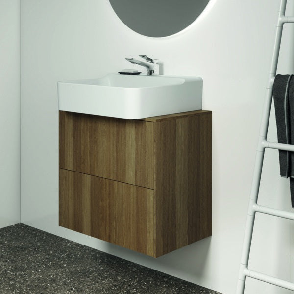 Ideal Standard Conca WT-Unterschrank 602 mm, 2 Auszüge, Push-Open & Softclose, Anthrazit