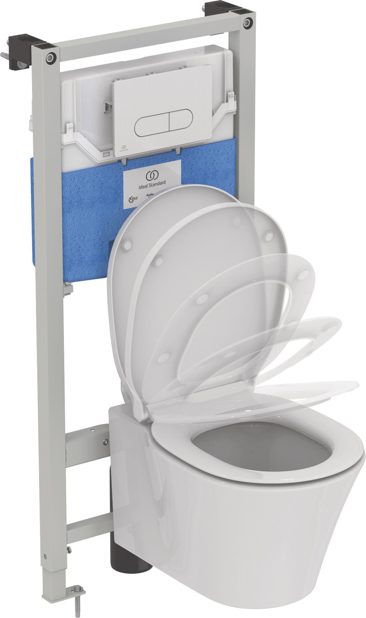 Ideal Standard ProSys WC-Element Set mit IP Connect Air und Oleas M1 Betätigungsplatte