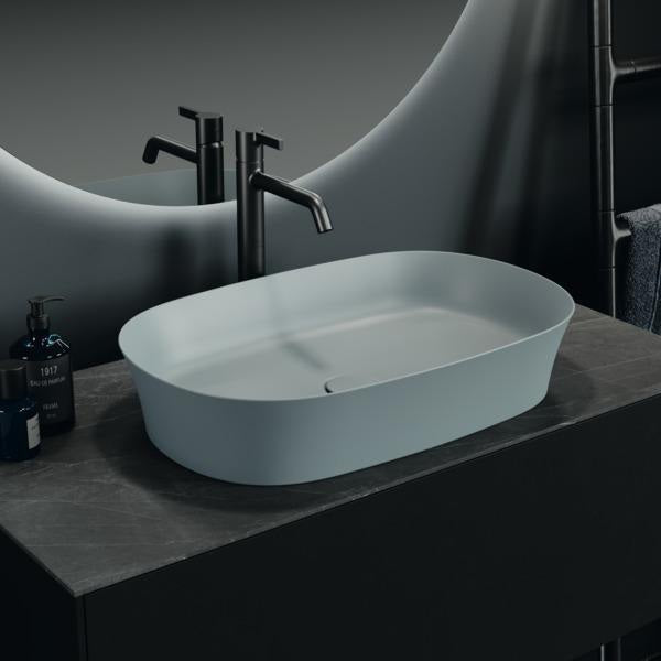 Ideal Standard Ipalyss Aufsatzschale 600x380x120 mm Seidenweiß ohne Hahnloch und Überlauf