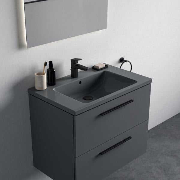 Ideal Standard i.life B Möbelwaschtisch 810 mm, 1 Hahnloch, mit Überlauf, Weiß