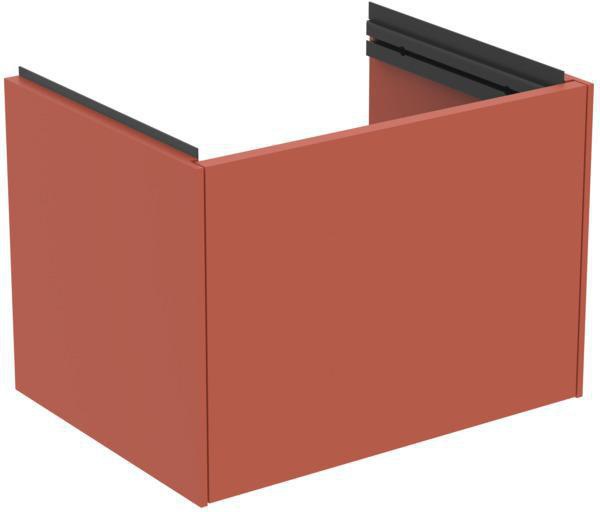 IDEAL STANDARD Conca Möbelwaschtischunterschrank 500 mm, 1 Auszug, Weiß Matt – Wandhängend mit Push-Open und Softclose