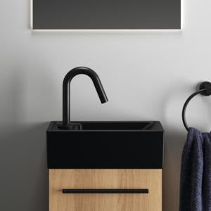 Ideal Standard i.life S Handwaschbecken 370x210x120mm, 1 Hahnloch links, ohne Überlauf, Weiß