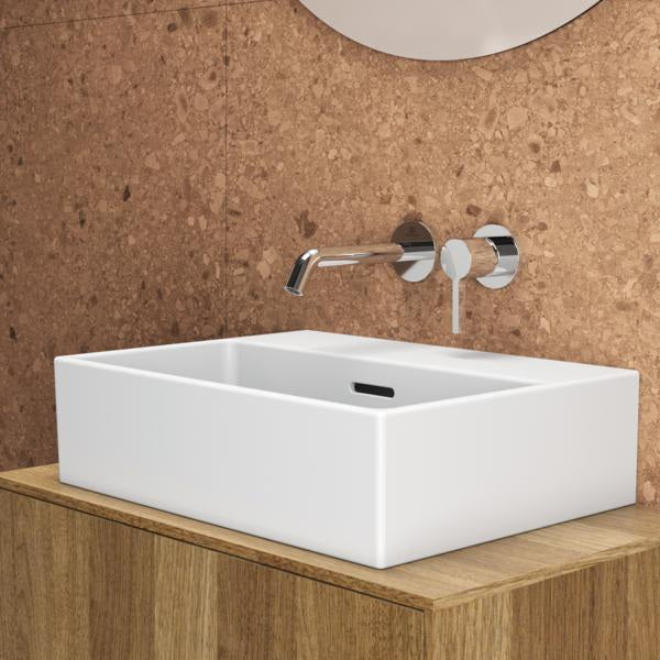 Ideal Standard Handwaschbecken Extra 450x350x150mm geschliffen Weiß ohne Hahnloch mit Überlauf