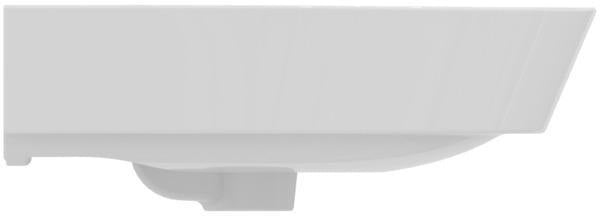Ideal Standard Waschtisch Connect Air Arc 600x460x160 mm Weiß mit 1 Hahnloch und Überlauf