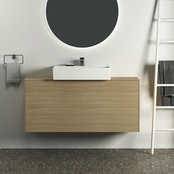 Ideal Standard Handtuchring Conca Cube eckig Brushed Gold – Messing, verdeckte Befestigung