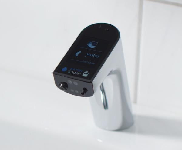 Ideal Standard Intellimix Sensor-Waschtischarmatur mit Seifenspender, Chrom – berührungslose Steuerung