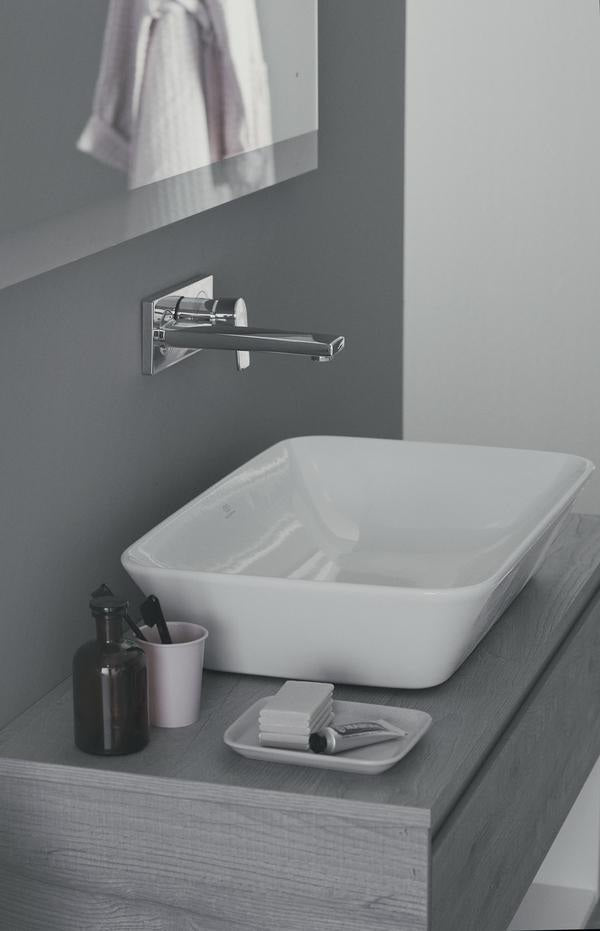 IDEAL STANDARD Connect Air Aufsatzwaschtisch 600x400x135mm Weiß, ohne Hahnloch, ohne Überlauf