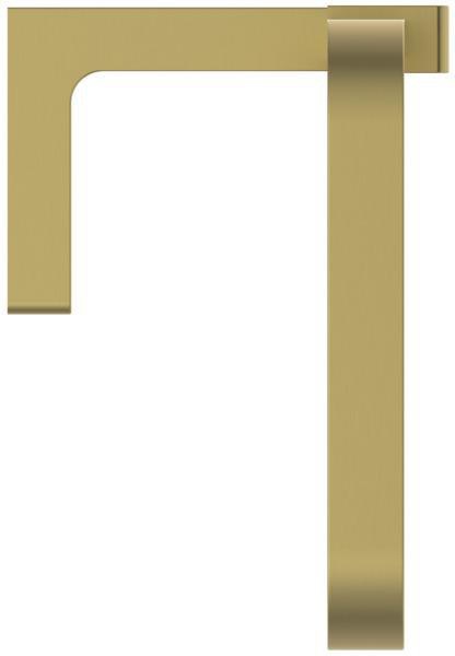 Ideal Standard Handtuchring Conca Cube eckig Brushed Gold – Messing, verdeckte Befestigung