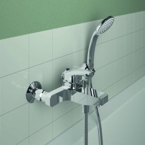 IDEAL STANDARD Ceraplan Badearmatur Aufputz Chrom – Wandmontage mit Keramikkartusche