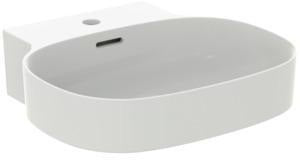 Ideal Standard Aufsatzwaschtisch Linda-X 500x480mm Weiß mit 1 Hahnloch & Überlauf