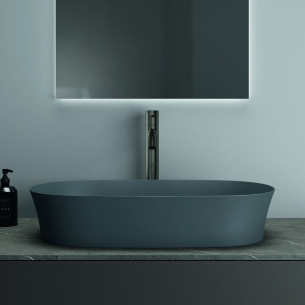 Ideal Standard Ipalyss Aufsatzschale 600x380x120 mm Seidenweiß ohne Hahnloch und Überlauf
