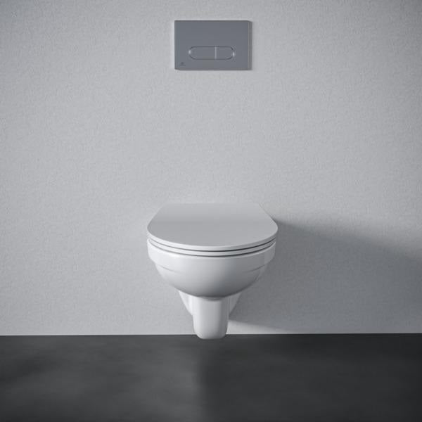 Ideal Standard WC-Sitz Eurovit in Weiß – Duroplast mit Deckel und Edelstahl-Scharnieren