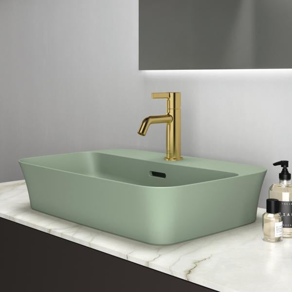 Ideal Standard Ipalyss Aufsatzschale 1 Hahnloch mit Überlauf 550x380x145mm Weiß