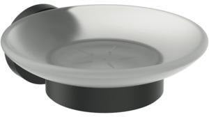 Ideal Standard IOM Seifenschale aus satiniertem Glas mit verchromter Wandhalterung