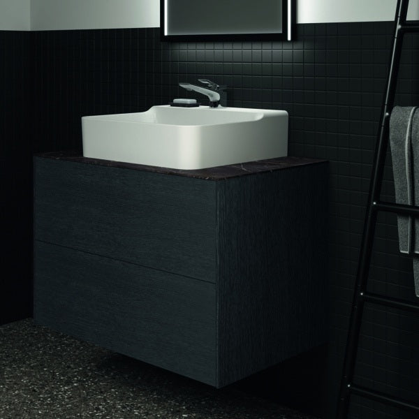 IDEAL STANDARD Conca Waschtischunterschrank 800 mm, 2 Auszüge, Walnuss Dunkel, wandhängend