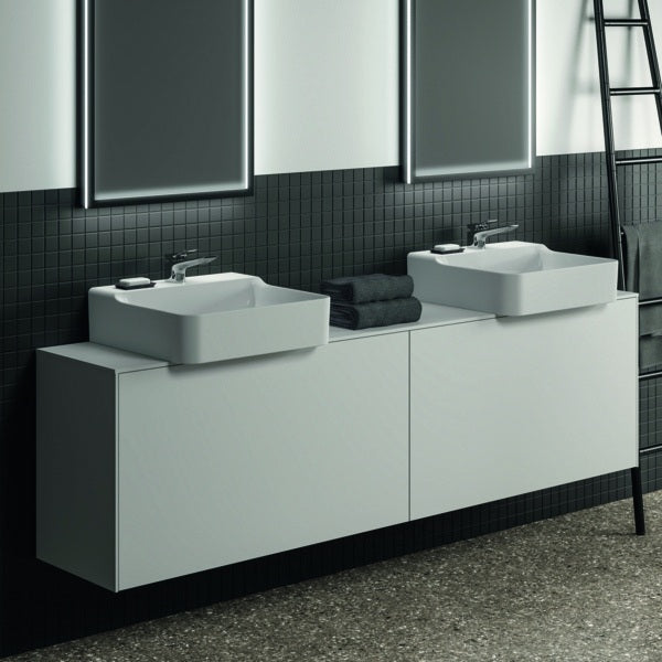Ideal Standard Conca Waschtischunterschrank 1987 mm, 2 Auszüge, Push-Open, Weiß