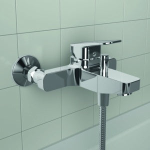 IDEAL STANDARD Ceraplan Badearmatur Aufputz Chrom – Wandmontage mit Keramikkartusche