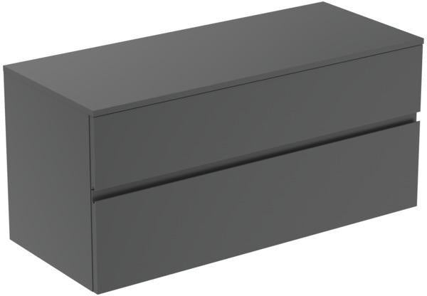 Ideal Standard Finesse Waschtischunterschrank 1202 mm, 2 Auszüge, Greige matt, wandhängend