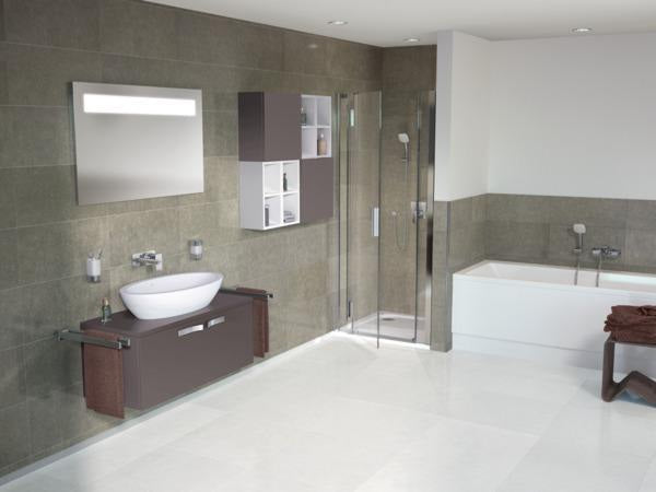 IDEAL STANDARD Quadrat-Brausewanne Ultra Light 800x800x45mm in Weiß – Sanitär-Acryl, flacher Einbau